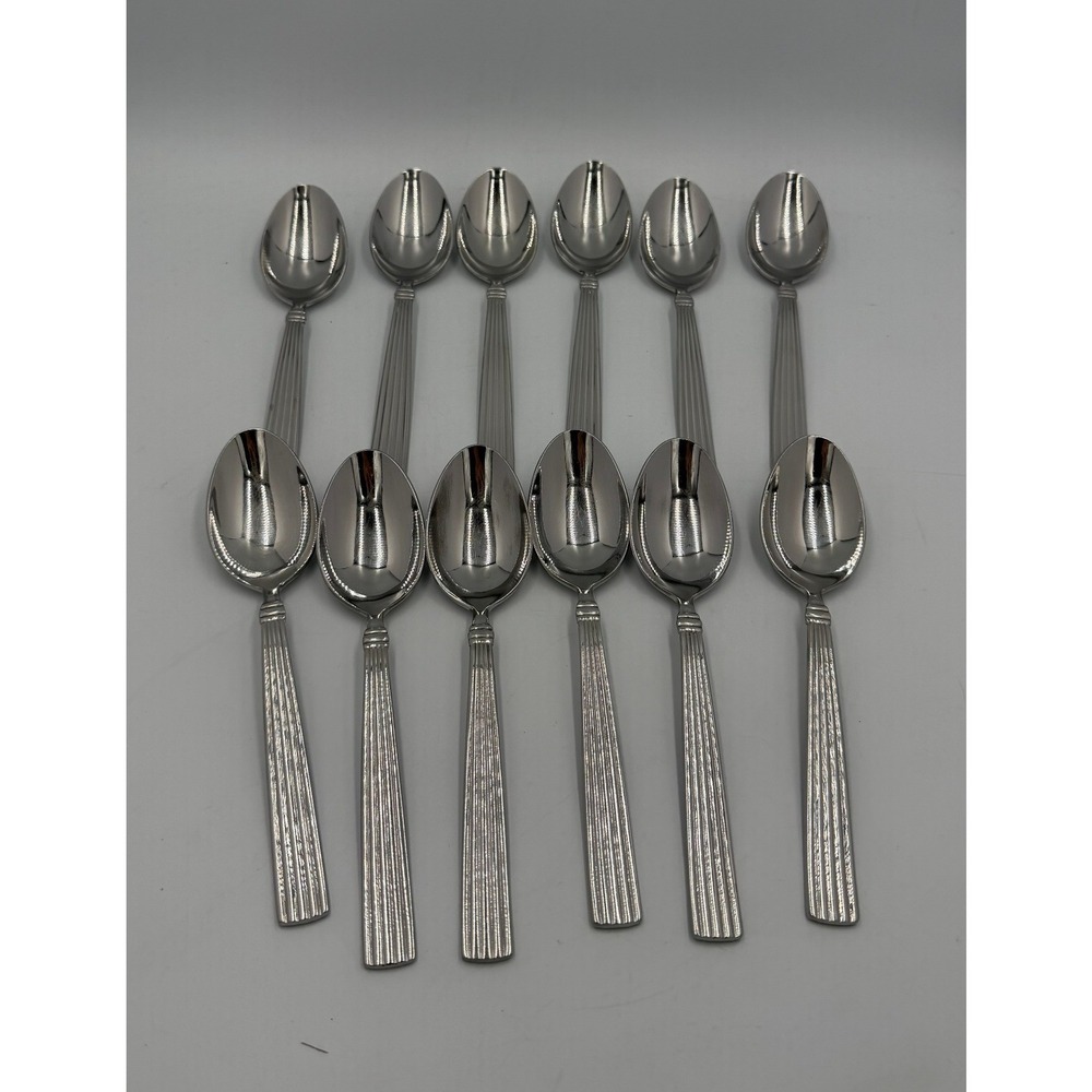 Reed & Barton Tablespoons Set of 12 Stainless 18/10 Fluted Ribbed